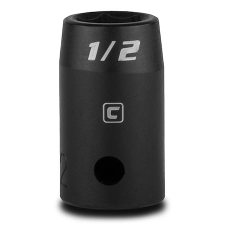 Capri Tools 1/2 in Drive 1/2 in 6-Point SAE Shallow Impact Socket 5-5053